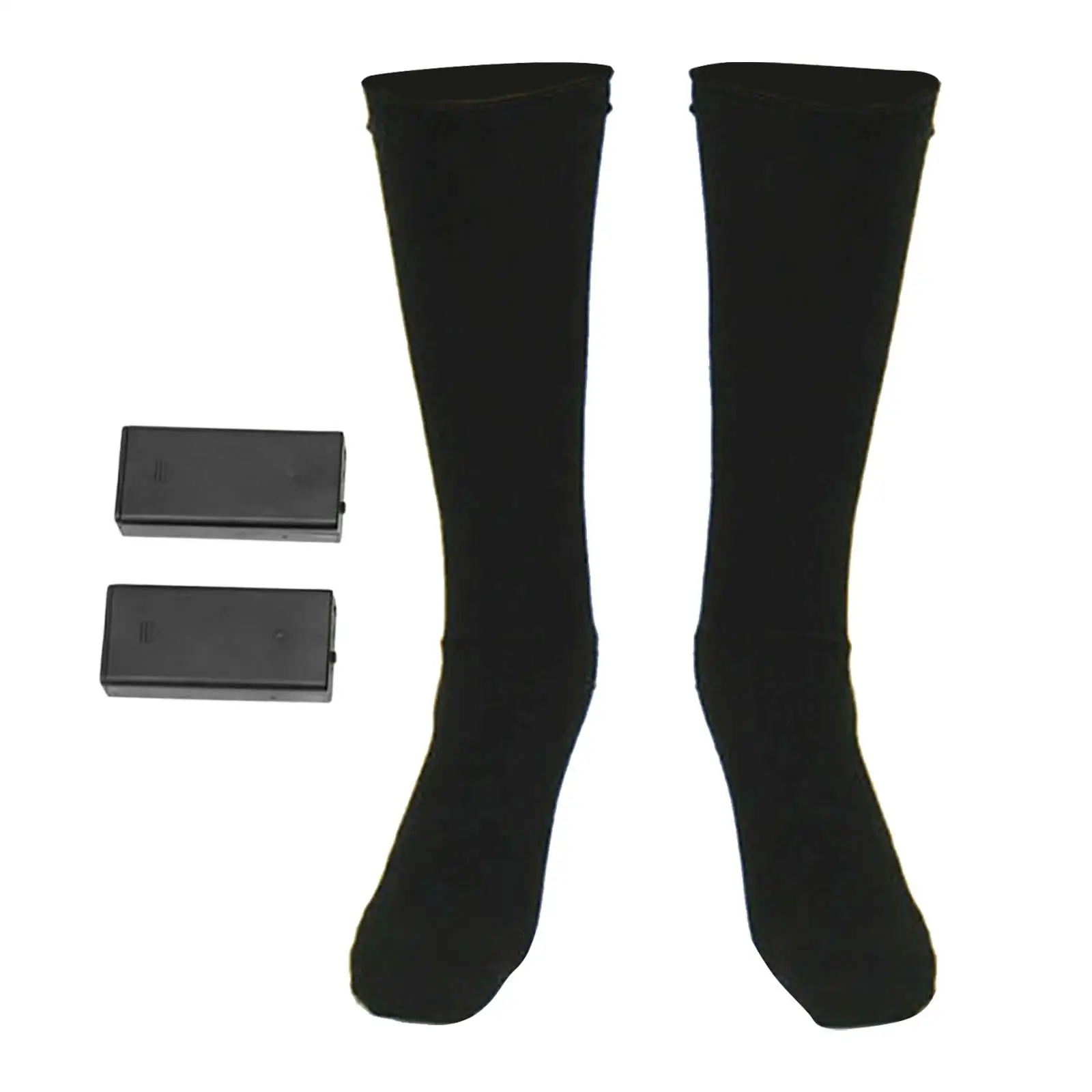 Heated Socks Self Heating Anti Slip Thicken Warm Socks Soft Heating Sock Tube Sock for Outdoor Camping Sports Ski Hunting