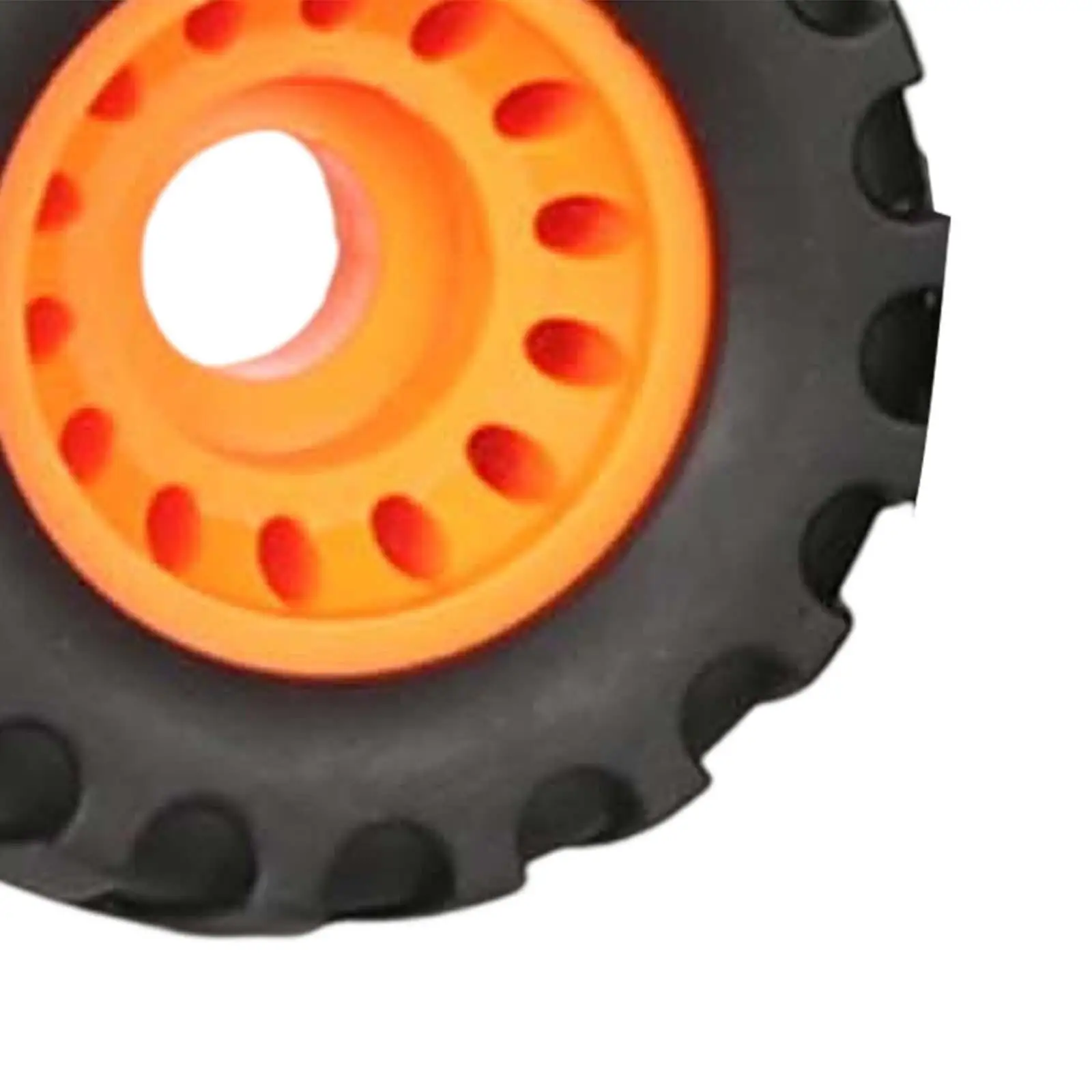2 Pieces Skateboard Wheels Repair Maintain Parts Black with Orange Longboard Wheels for Cruising