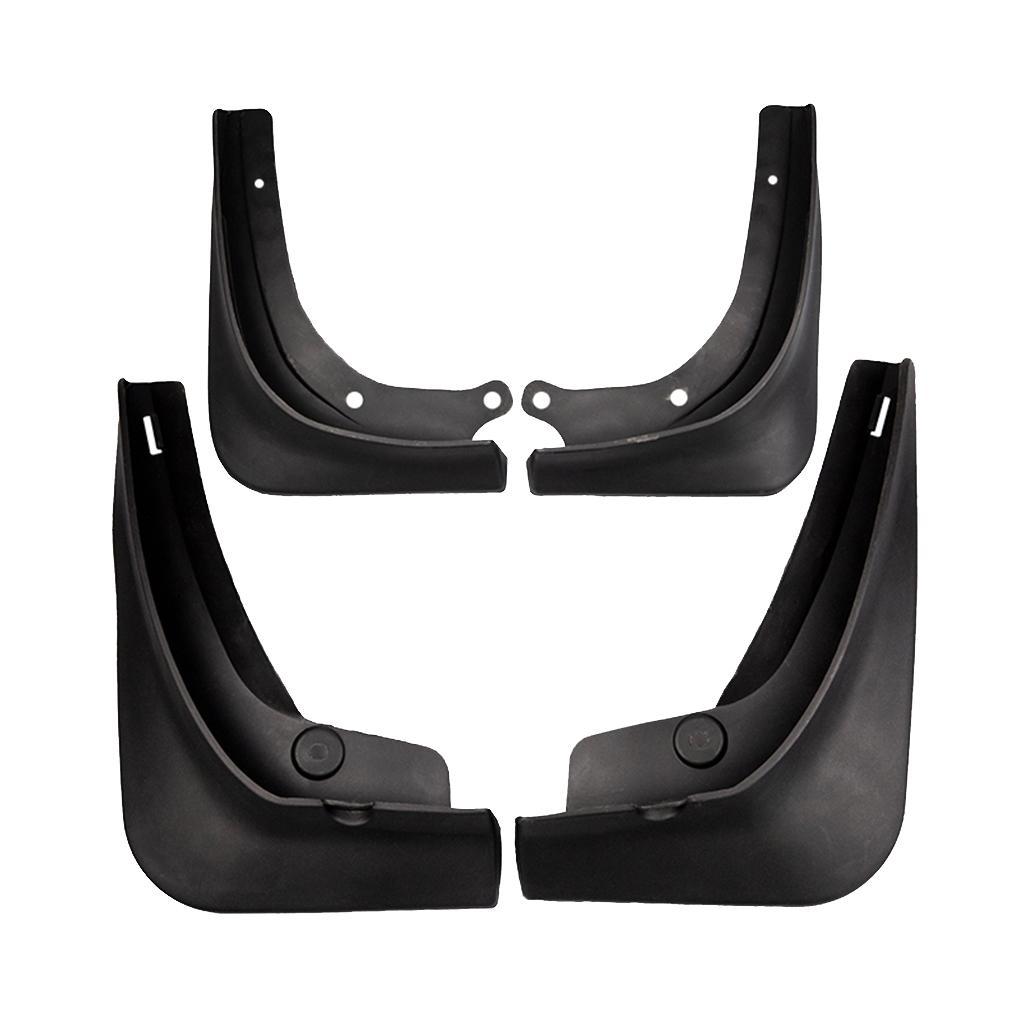 4Set Guards Mud Flaps Mudflaps   2016-2019, Black