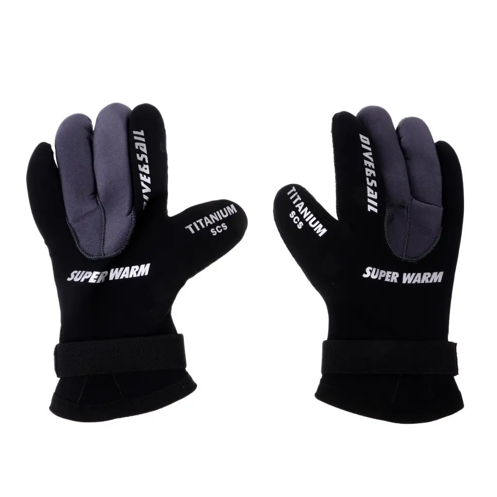 Perfeclan 3mm Neoprene Warm Gloves For Scuba Diving Snorkeling Surfing Swim