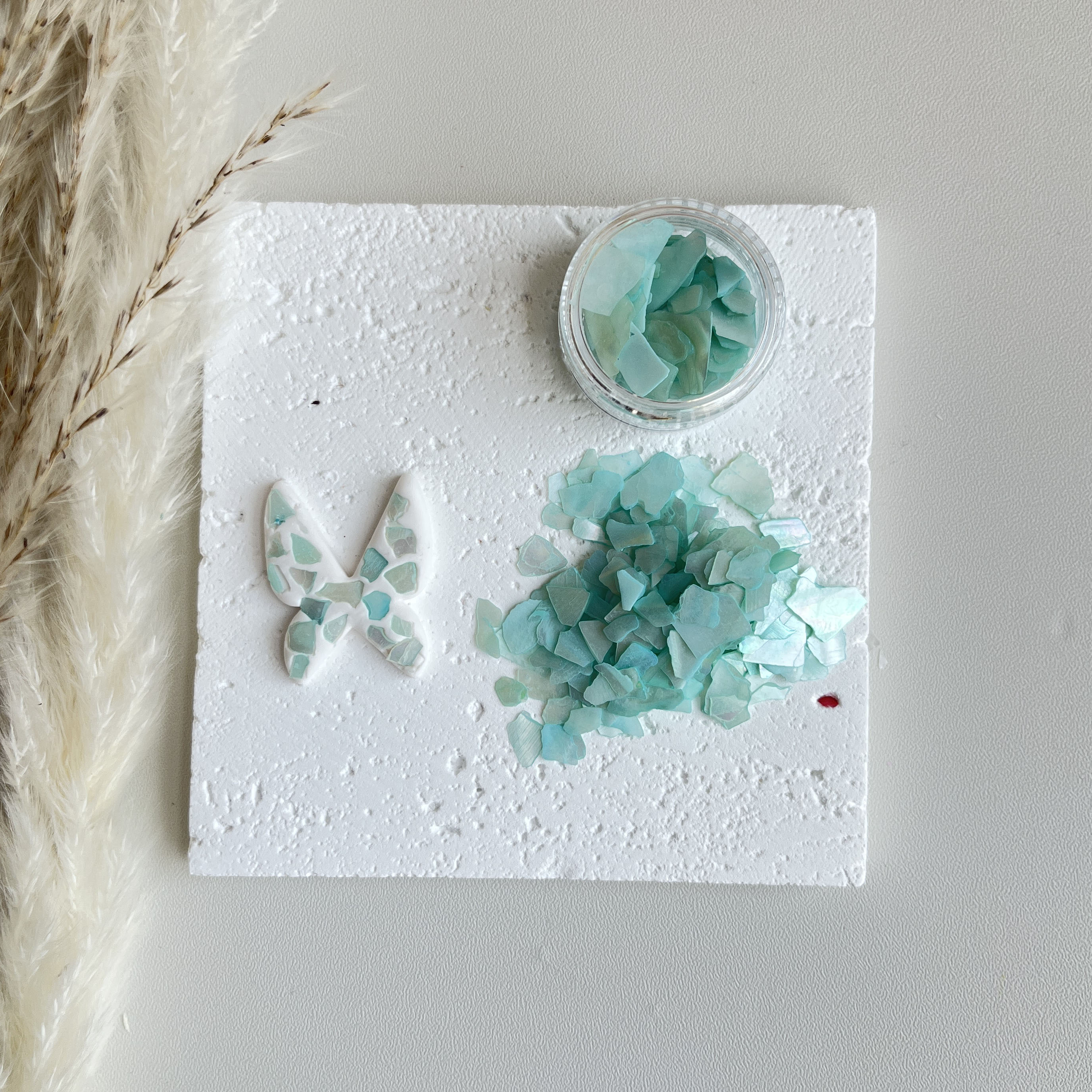 5g farbige schöne Muschel fragmente Diamanten Dekoration für DIY Artefakt Ohrringe Schmuck Abzeichen Keramik Handwerk Ornament – Detail 6