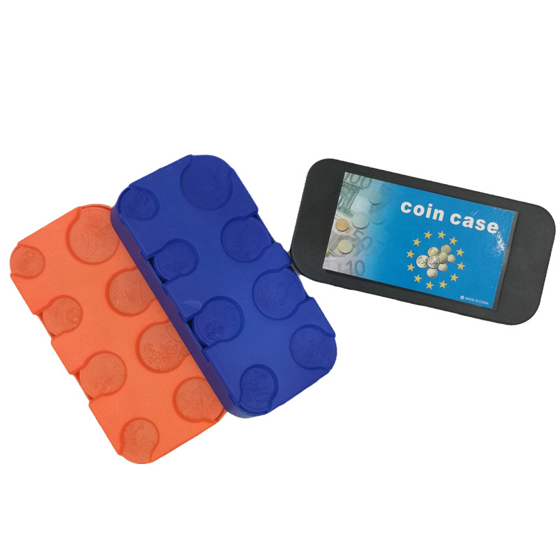 Description Picture 6 of itemPlastic Mini Euro Coin Dispenser Coin Boxes Money Box Collection Wallet Storage Organizer Holder For Bus Car Coin Changer Holder