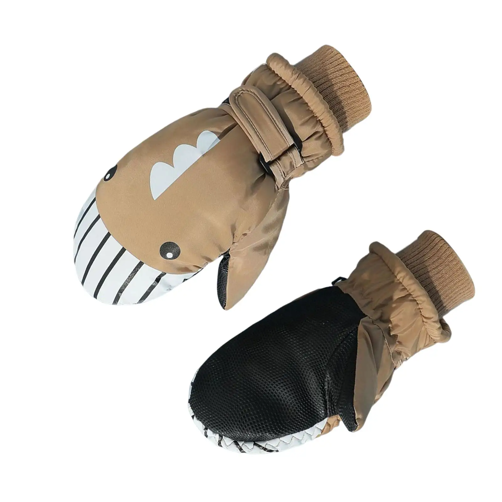Mittens Adjustable Warm Waterproof Winter Portable Durable Comfortable Practical Snow Ski Gloves for Snowmen Little Girls Kids
