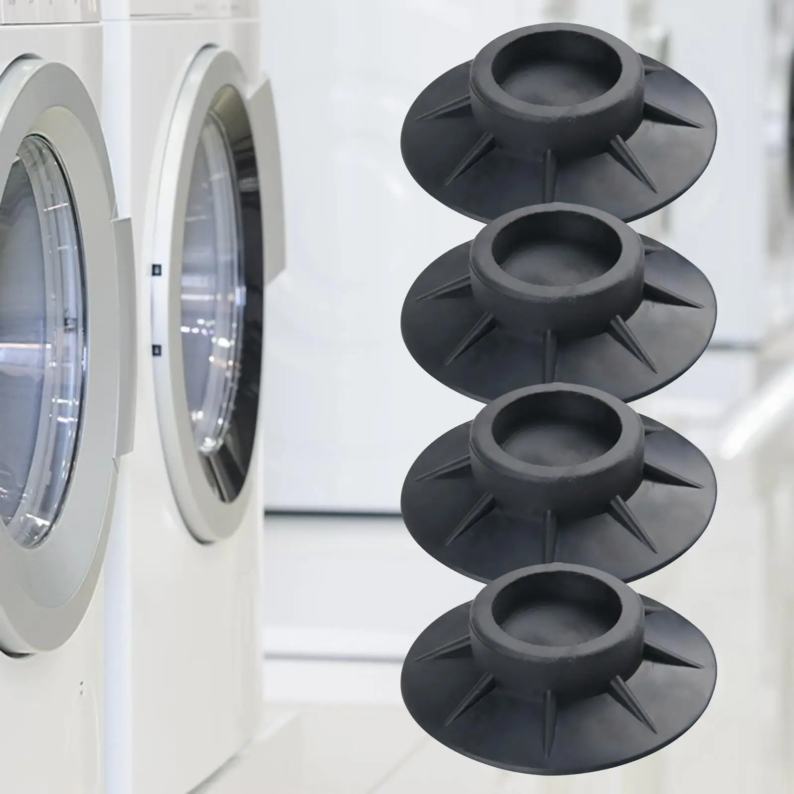 Anitivibration Pad Slipstops Noise Dampening Silent Washers for Refrigerator