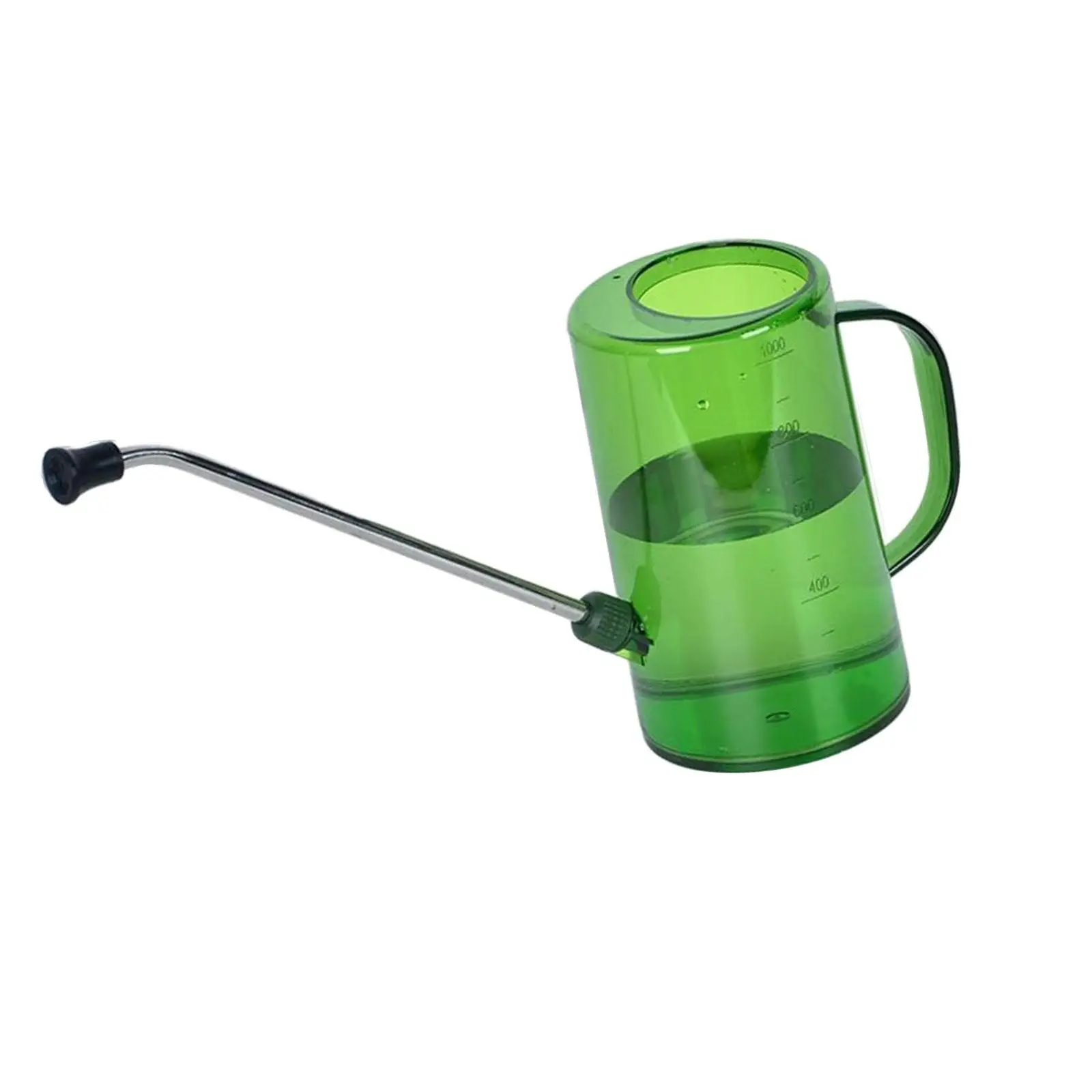 1000ml Long Spout Watering Pot with Detachable Spray Head Small Watering Can for Outdoor Garden Lawn Yard Flowers