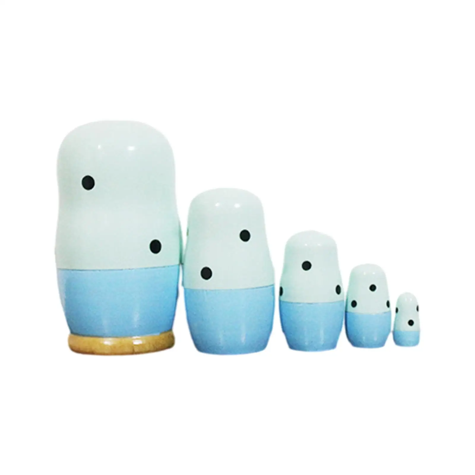 5Pcs Russian Dolls Five Layers of Russian Nesting Doll for Kids Children