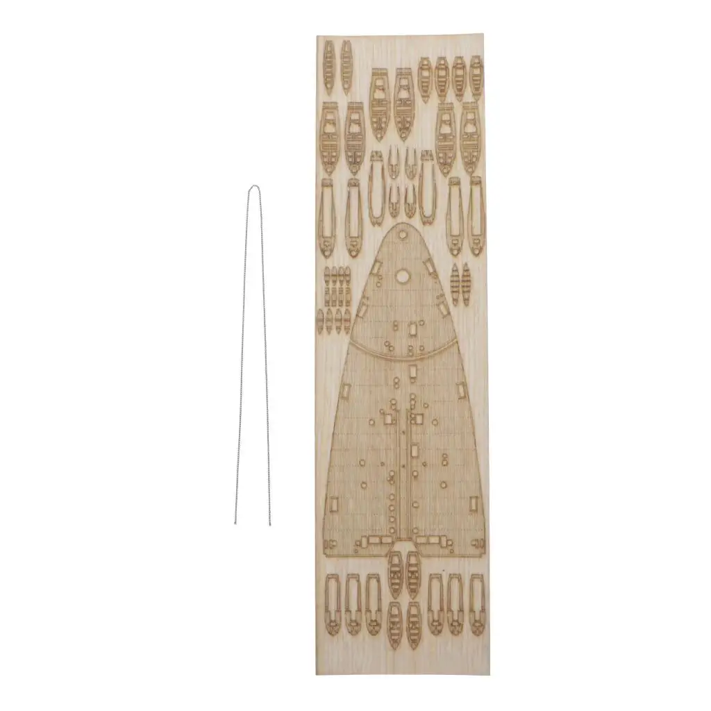1/350 Scale DIY Italian Wooden Deck Upgrade Parts Assembly Unpainted Kit