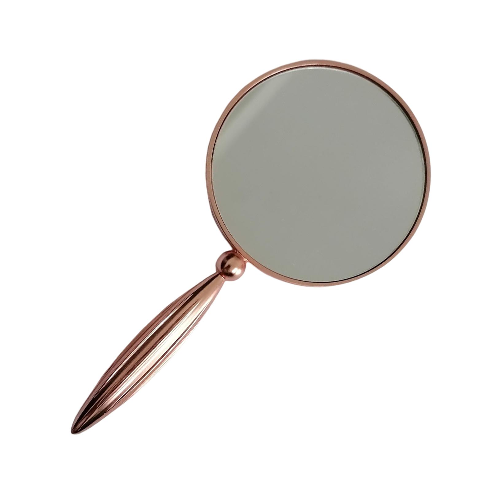 Handheld Mirror Decorative Beauty Salon Creative Makeup Mirrors with Handle