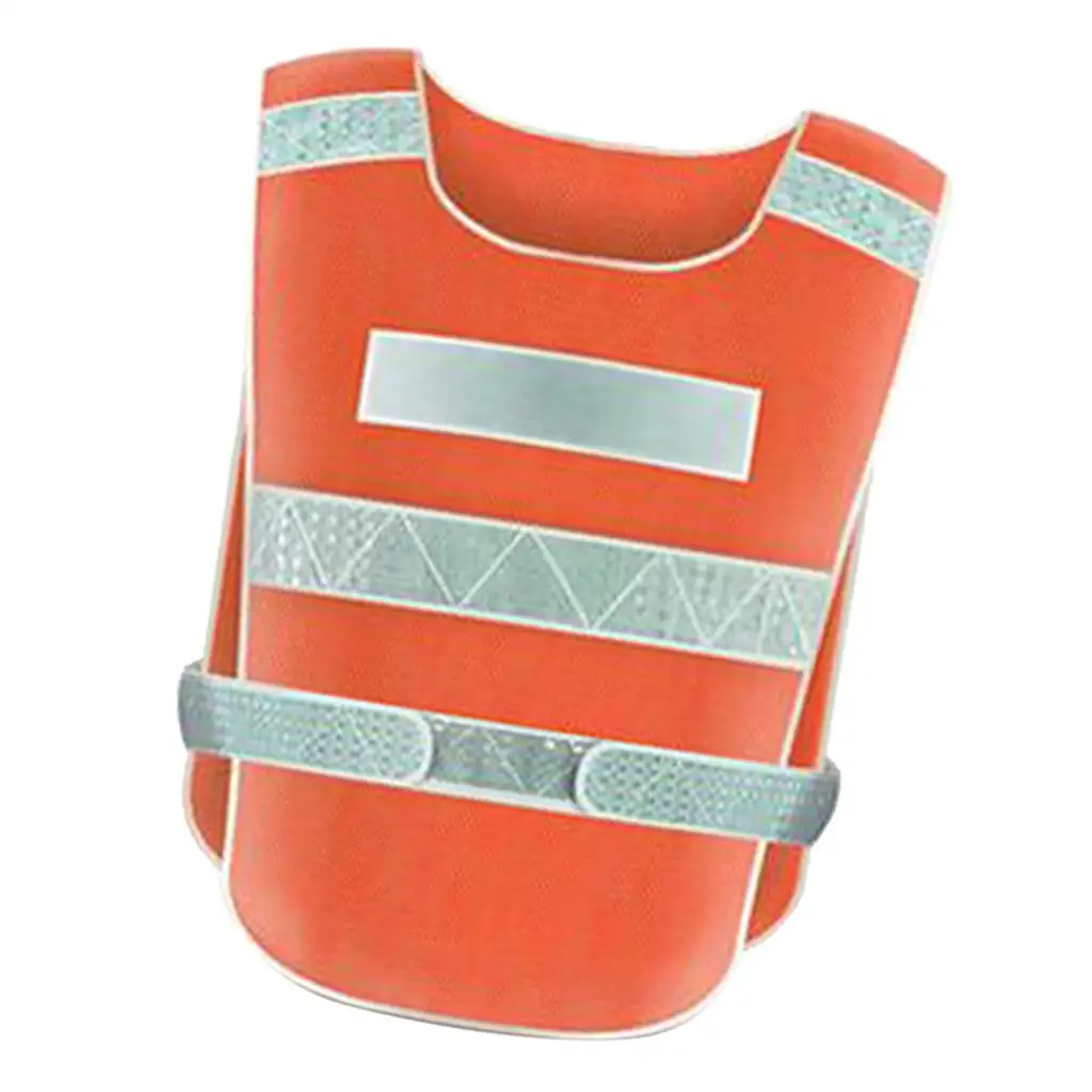 High Visibility Reflective Safety Vest Outdoor Cycling Workwear (Free Size)