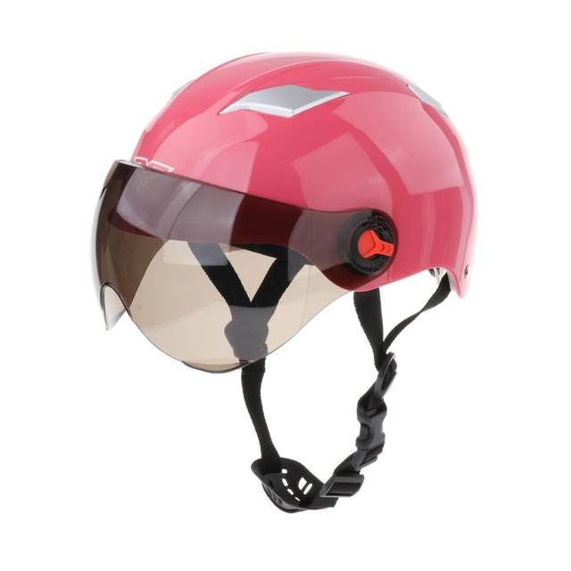 Summer Breathable Motorcycle Half Motorbike Cycling for Men Women with Goggles Racing Head Protector Equipment