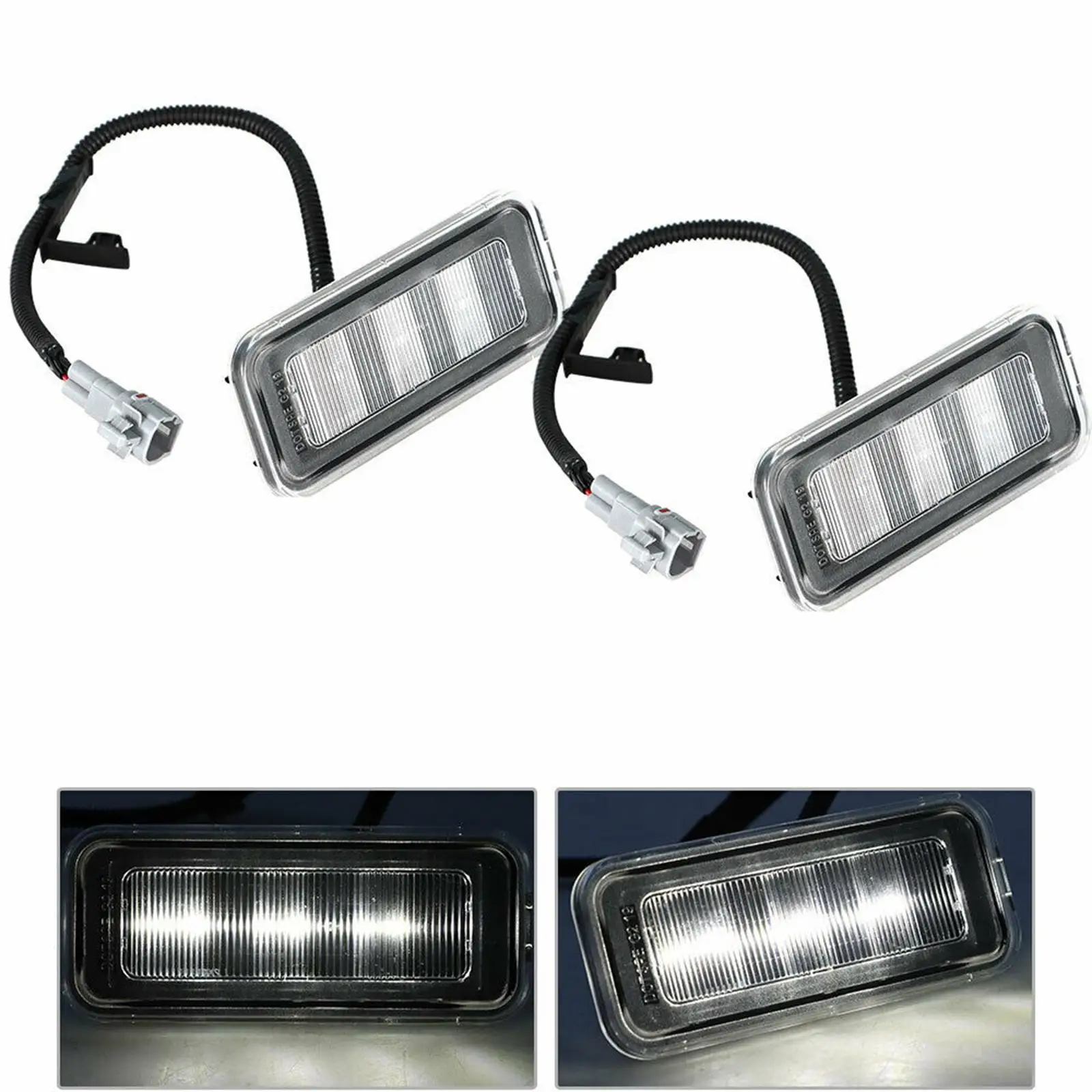 2Pcs Truck Bed Lighting Kit PT857-35200 Tail Door Light Compatible for Toyota 2020-2022