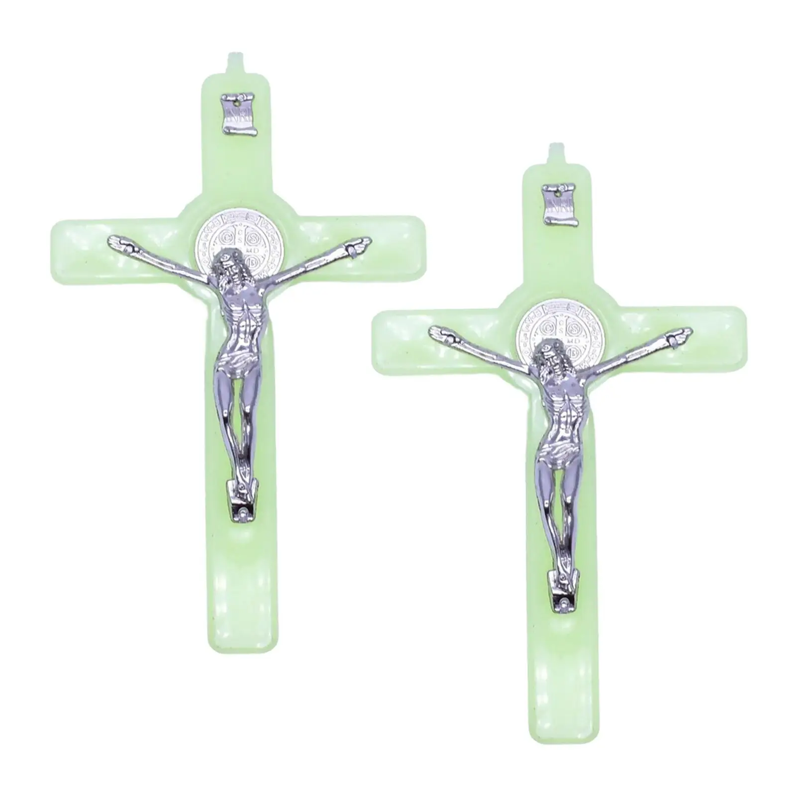 Vintage Jesus Cross Crucifix Ornament Pendant Compact for Men and Women Portable for Home Decoration for Church Decoration