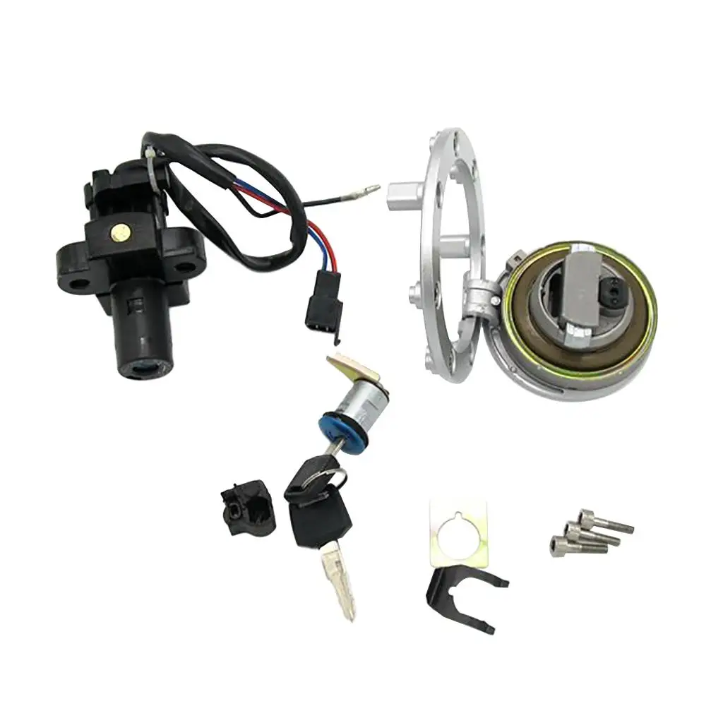 Ignition Switch Gas  Cover Key Lock Set for Honda VT250 MC20 SPADA