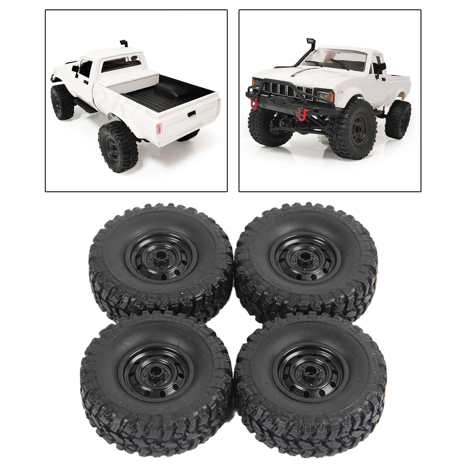 Wheel Tires RC Car Replace Part for WPL B14 B24 C Replacement