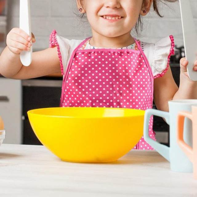 11 Pcs Kitchen Gift Cooking Mitt Set Girls Toddler Apron Set