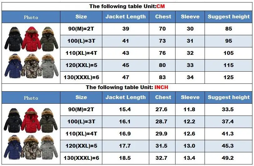 4-8 Years Old Winter Thick Warm Hooded Boys Jacket Fashion Striped Zipper Down Outerwear For Kids Children Birthday Present water proof coat