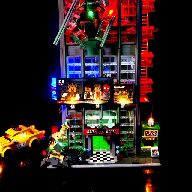 LED Lighting Kit for LEGO Marvel store Daily Bugle 76178