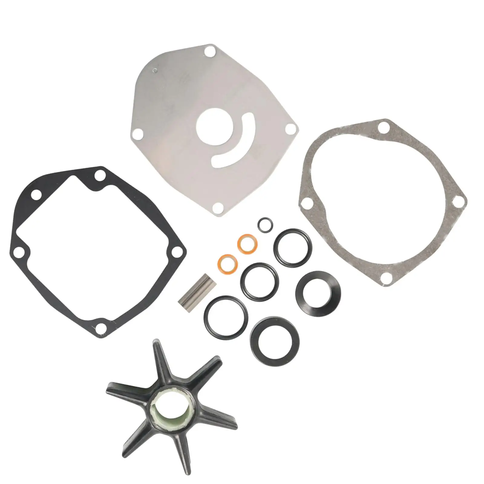 15 Pieces Water Pump Impeller Repair Kit 8M0100526 Fit for Mercury Marine Outboard Engines Replacement