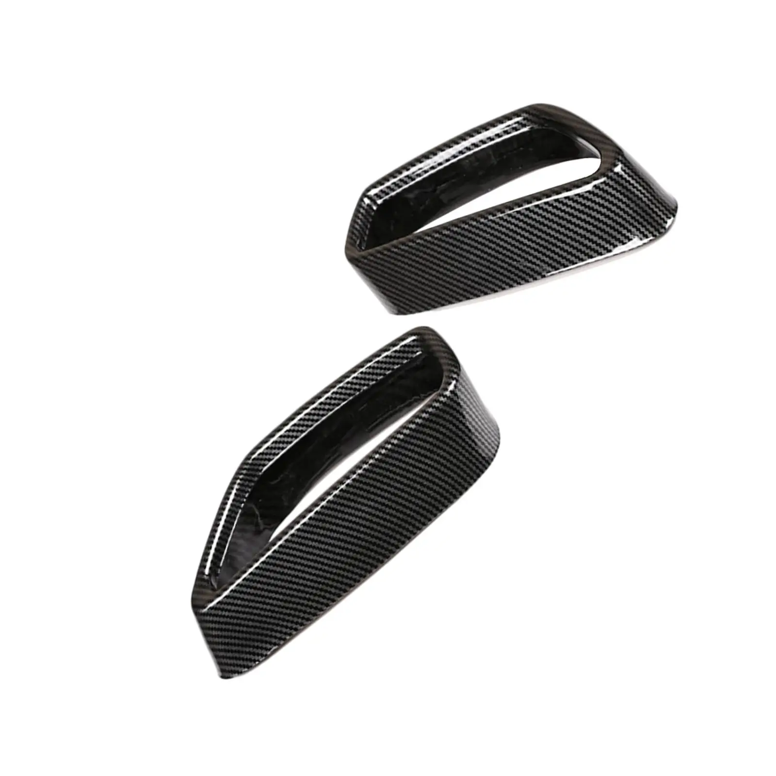 2 Pieces Rear Exhaust Pipe Throat Cover Trim Tail Throat Frame for  5 Series G30 G38 2018 to 2021 Durable Accessories