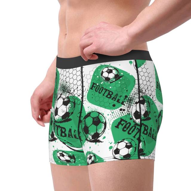 Soccer Football Sports Men's Underwear Boxer Briefs Shorts Panties Humor  Breathable Underpants for Male S-XXL - AliExpress