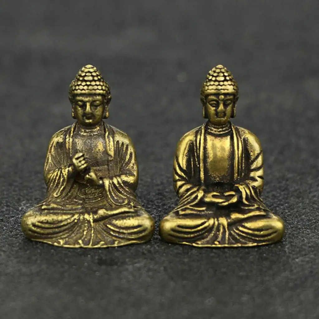Brass Buddha Figures Home , Home Accessories Office, Sculpture Decoration