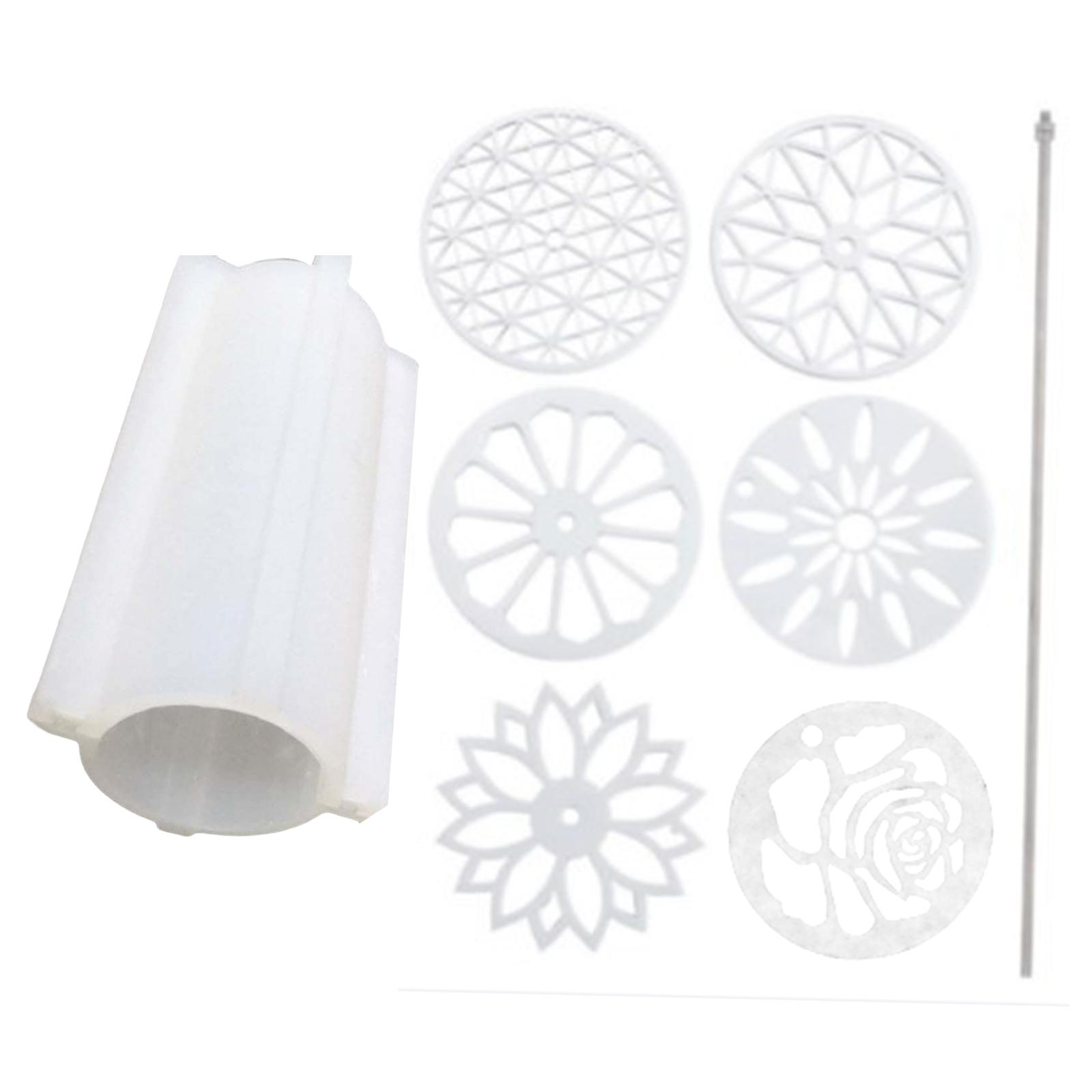 Soap Making , Silice Lg Tube  Acrylic Templates Pull Kaleidoscope Through Designs Durable  Biscuit Soap Making Gift