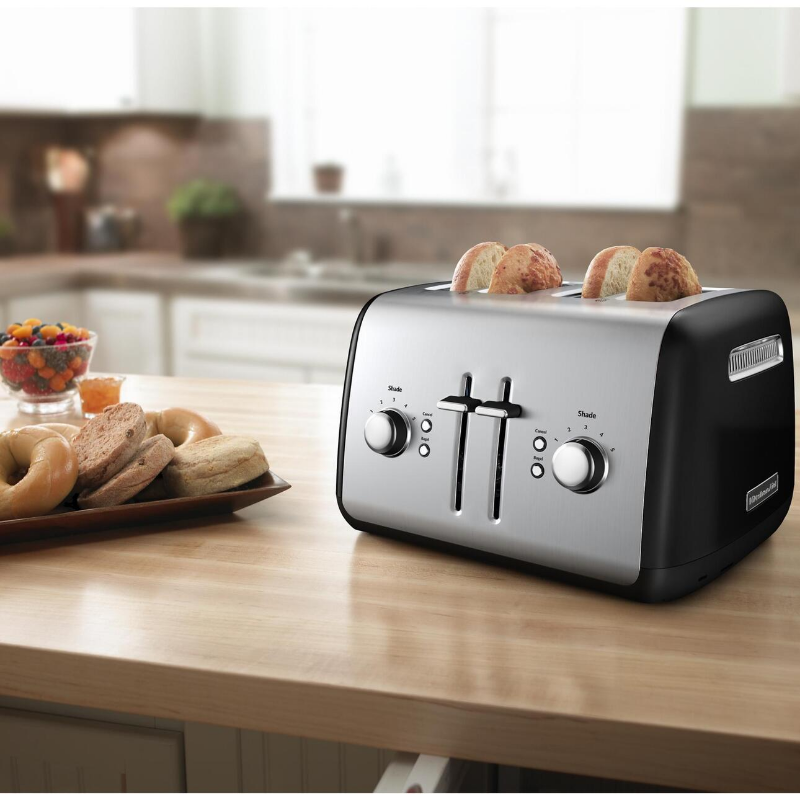 Title 3, 4-Slice Toaster with Manual High-Lift Lever - K...