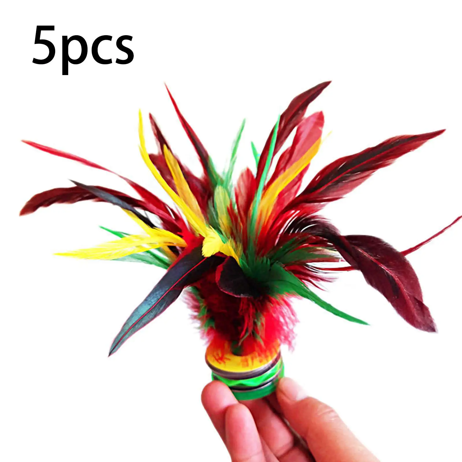 5 Pieces Shuttlecock for Children Foot Sports Activities Fitness for Family