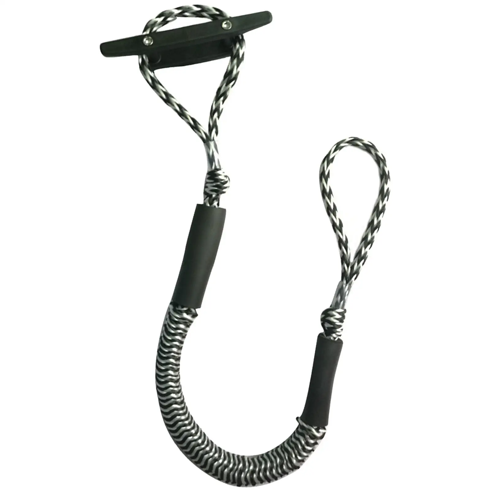 Bungee Dock Line Bungee Docking Rope 4FT Rope Stretchable Mooring Rope Foam Float Fishing Boats Kayak Accessories