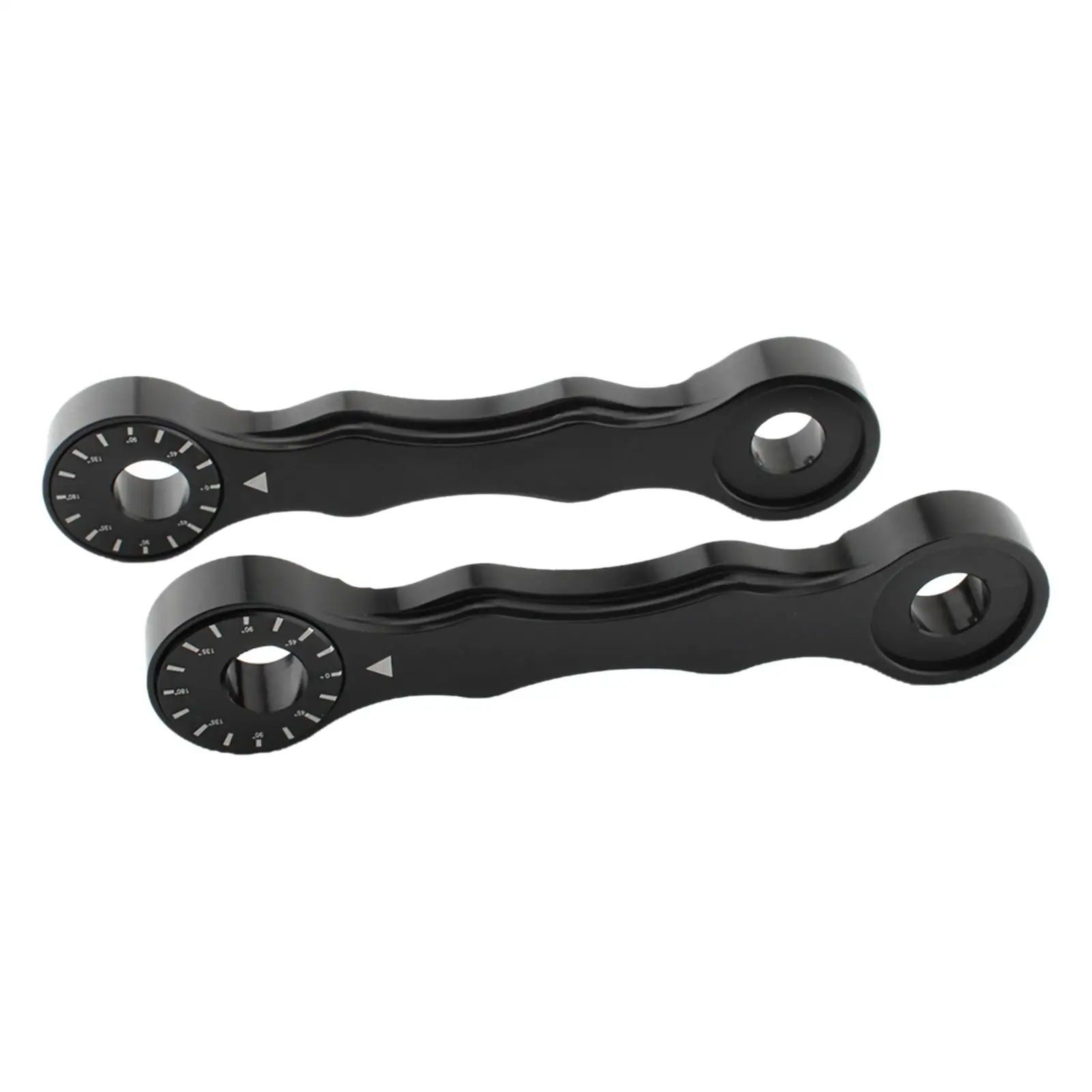 2x Motorcycle Lowering Links set Black replace parts for Suzuki RM125 200