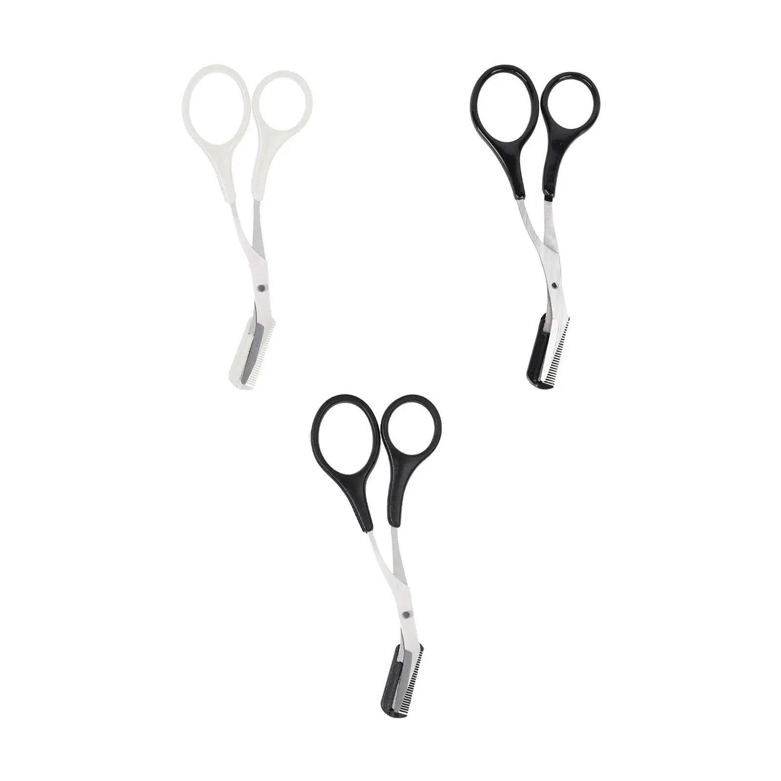 Multipurpose Eyebrow Scissor with Comb Grooming Tool for Grooming