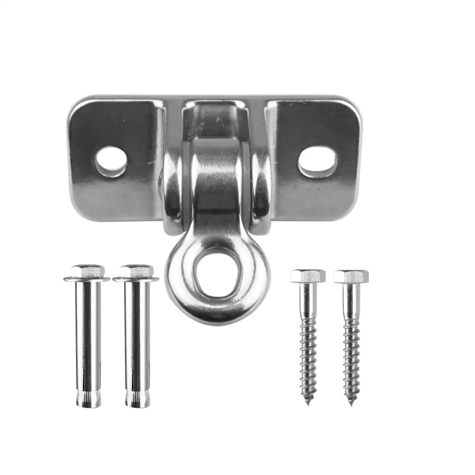 Swing Hanger Buckle Stainless Steel Hardware Mounting Screws for Porch Swing Hammock Chair Heavy Bag Yoga Gymnastic Rings