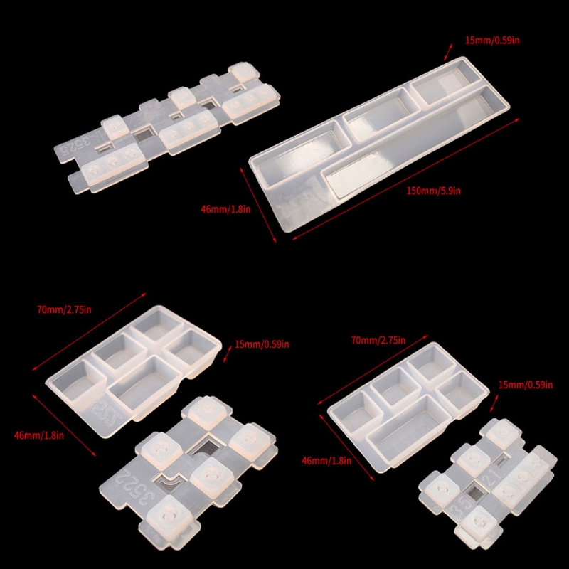 R3MC for Cherry MX Mechanical Gaming Keyboard Epoxy Resin Mold Computer PC Gamer Pet Paw Keycaps Silicone Molds