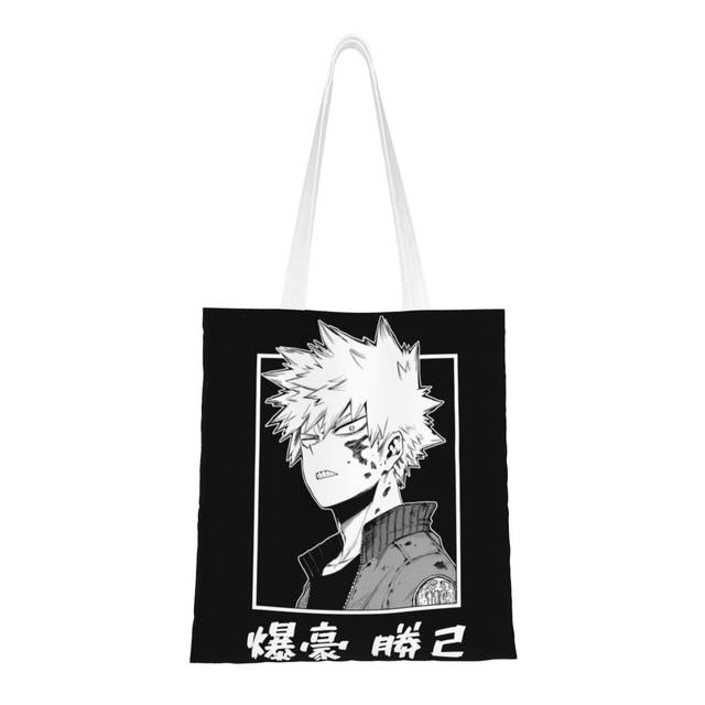 Tote Bag Hero Academia, Bakugo Tote Bag, Shopper Bakugo, Shopping Bag