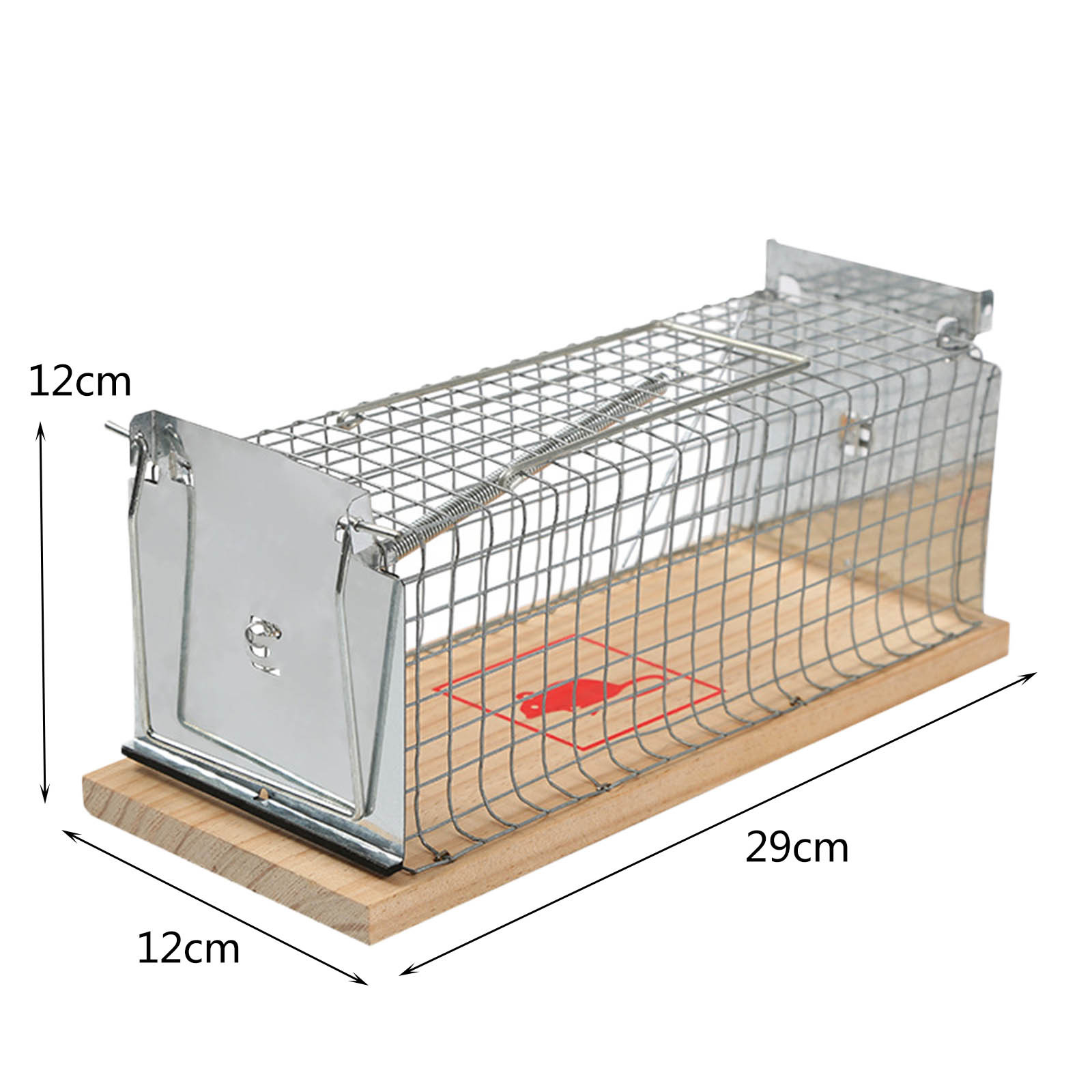 Description Picture 6 of itemSmart Self-Locking Mousetrap Rat Trap Iron Net Household Mouse Catcher Metal Reusable Humane Trap Catch Indoor Outdoor Rat Cage