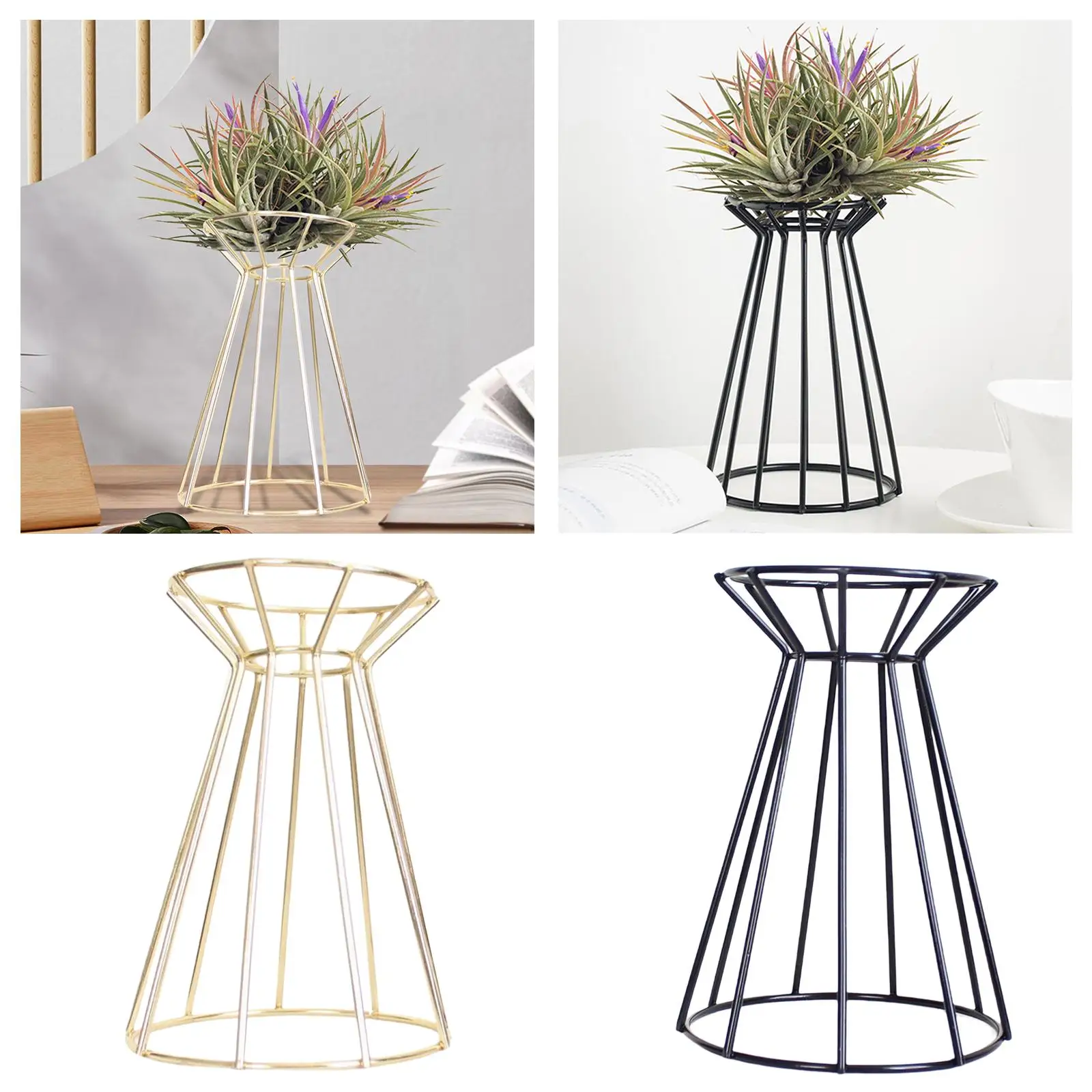 Geometric Flower Vase Stand Holder Display Rack SUPPORT Shelf for Home Yard