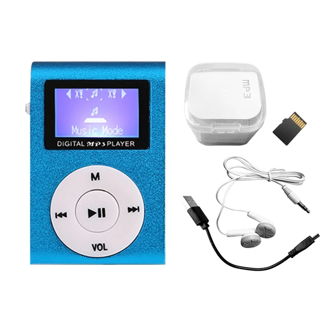 Reproductor de MP3 de 32 GB con Bluetooth 5.0, pantalla táctil completa MP3  y reproductor de MP4, reproductor de MP3 para niños, altavoces portátiles