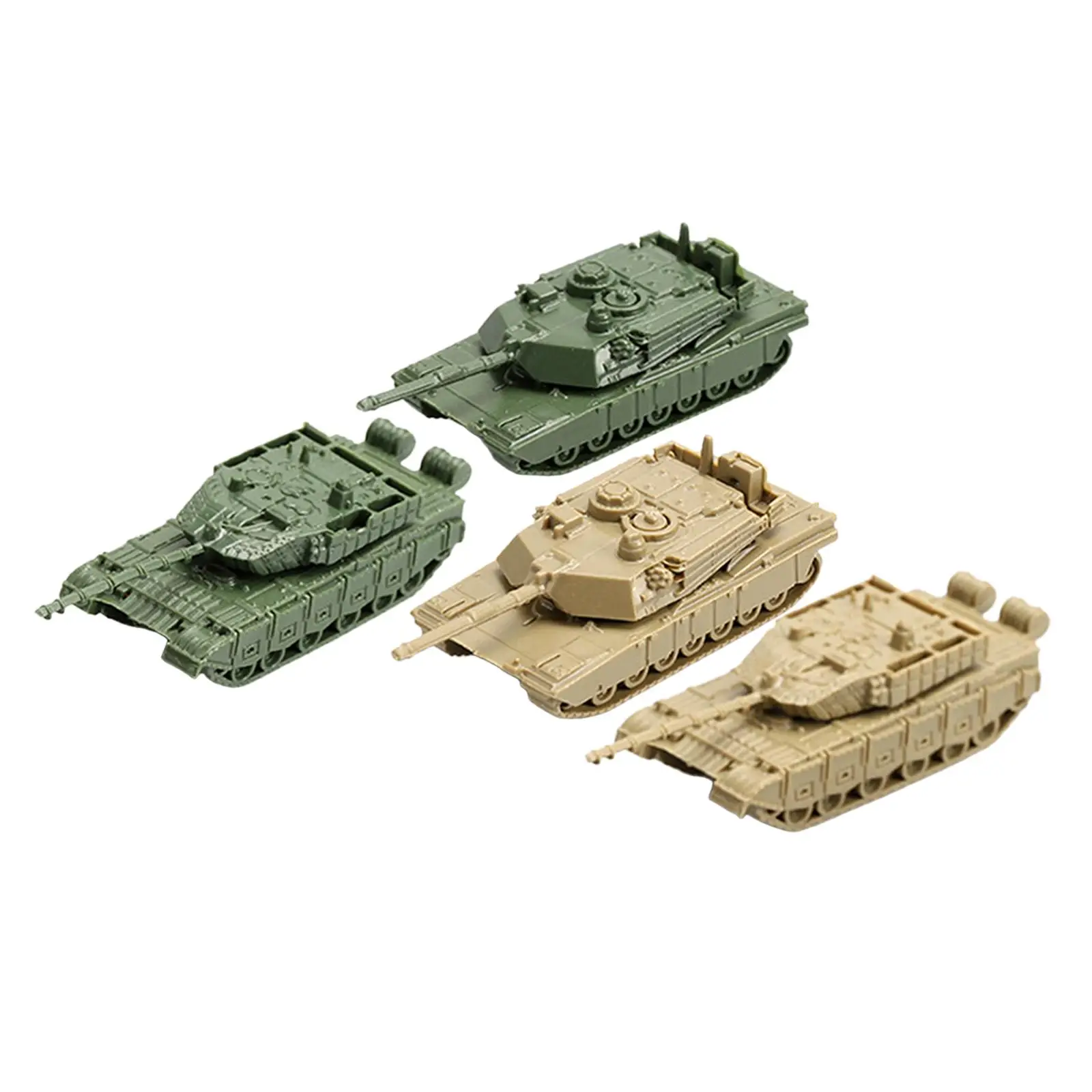 1/144 Tank Model Decorative Gifts Toy Party Favors Building Kits Paper Craft Durable 3D Puzzle for Beginners Boy and Girl