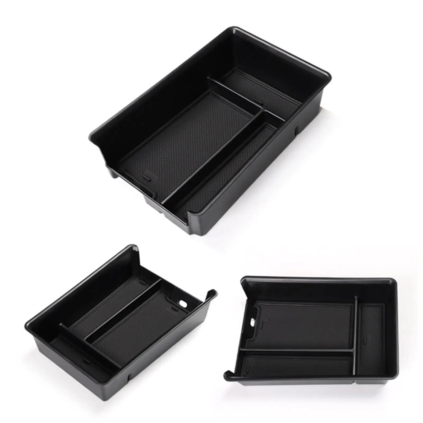 Center Console Armrest Storage Box Holder, Interior Accessories Replaces Storage Tray