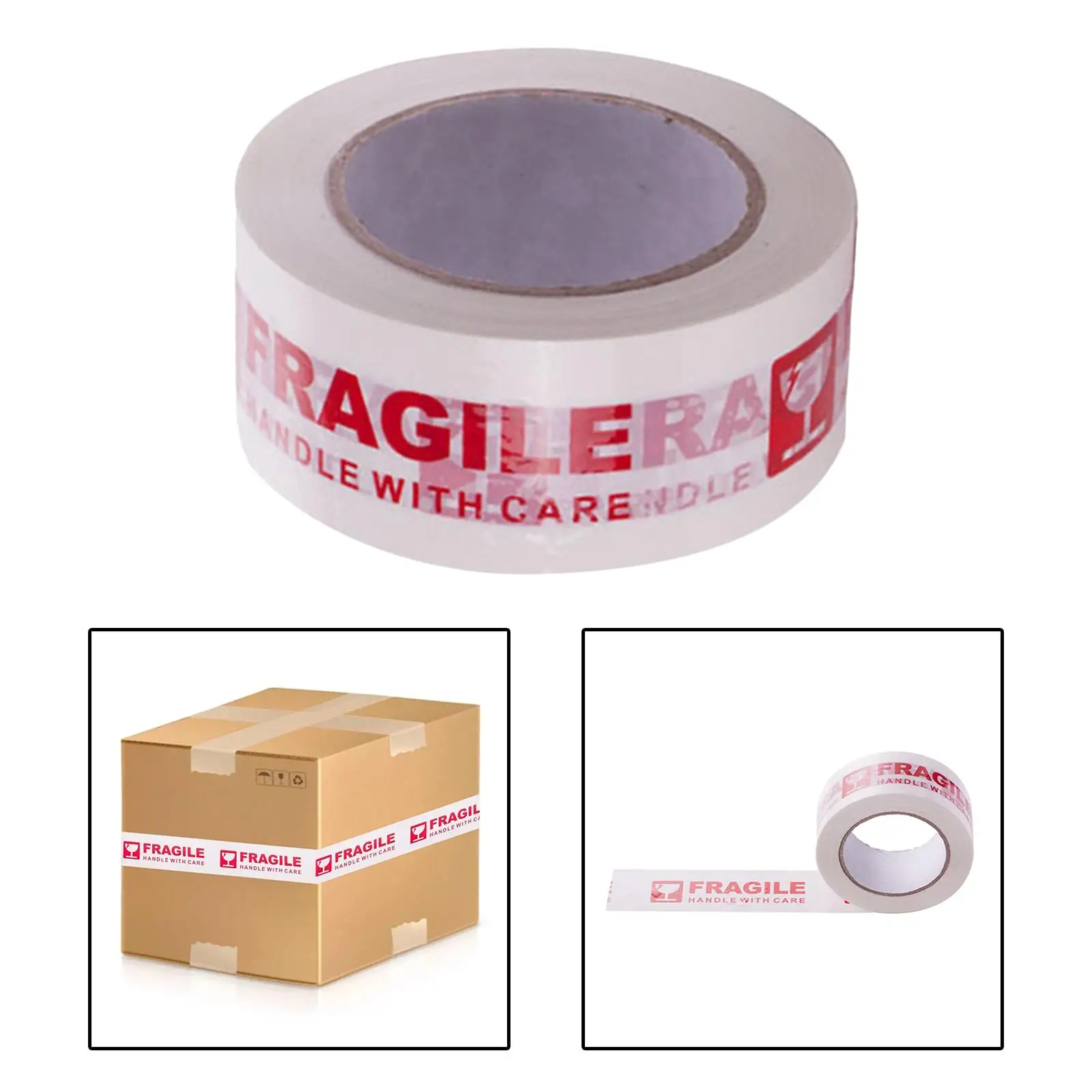 Fragile Handle with Care Packing Shipping Carton Box Sealing Tape