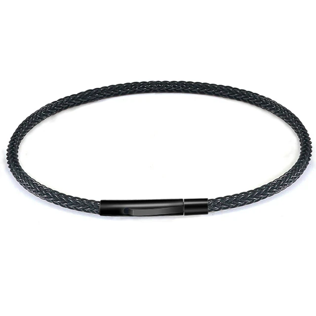 Stainless Stee Braided Wire Spiral Spring Cable Cord Bracelet Bracelet  String Spring Bracelet Coil DIY Circle Bracelet 2mm 3mm - AliExpress