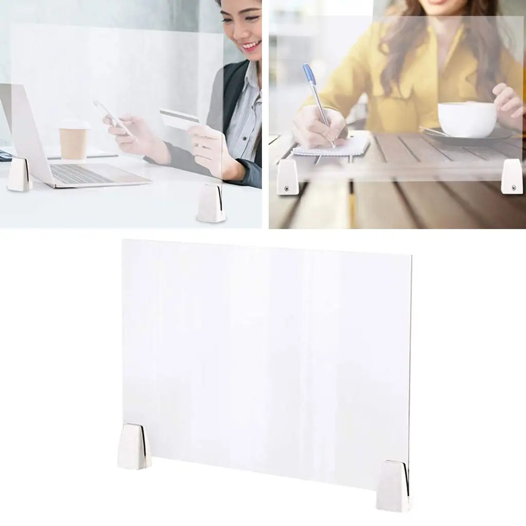  Hanging Transparent Desktop Manicure Table Sneeze Guard Acrylic