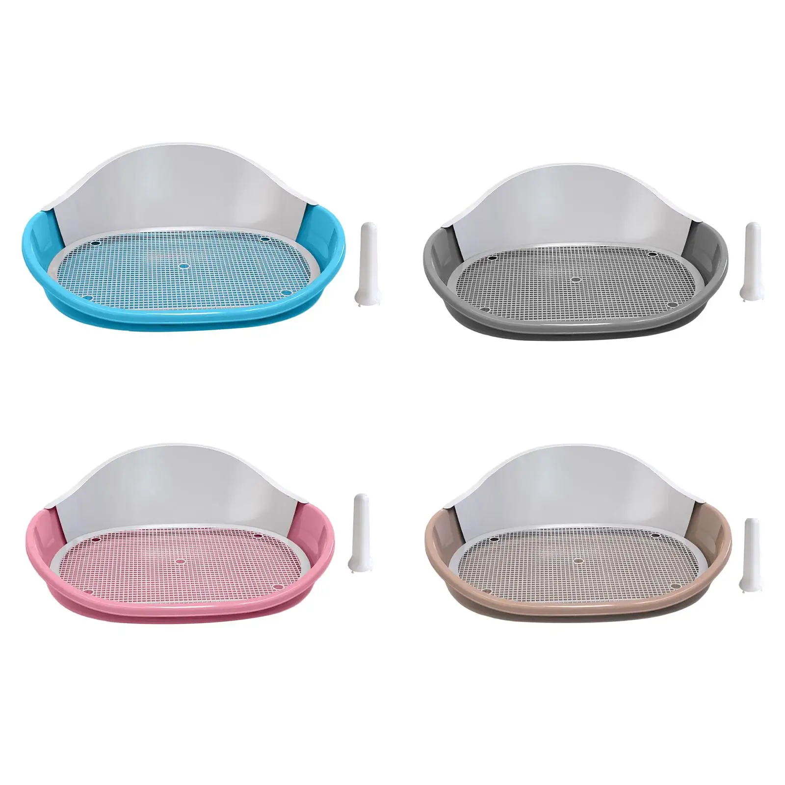 Dog Toilet Bedpan Pee Pad Lattice Potty Trainer Reusable Urinal for Cats Accessories