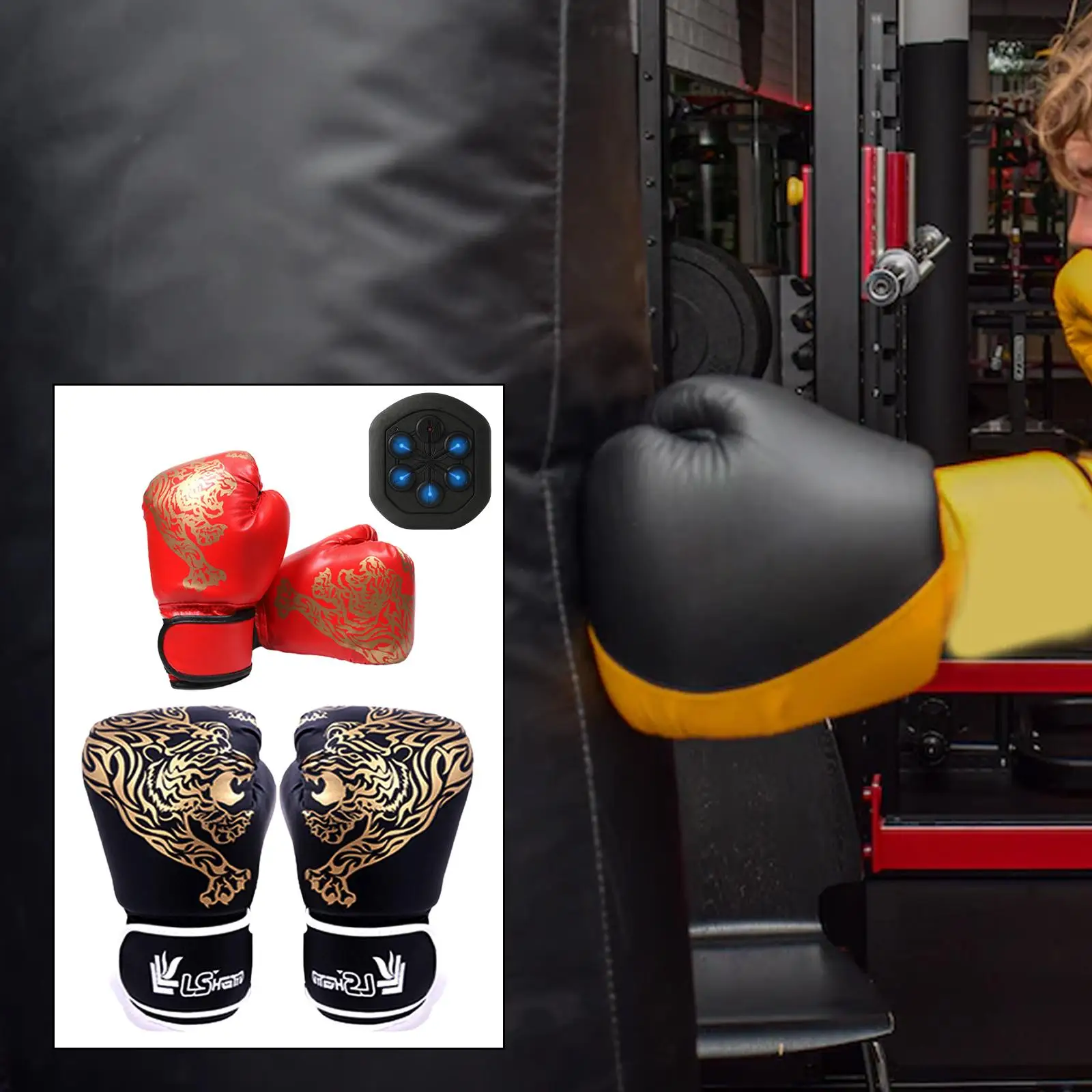 Music Boxing Wall Target Reaction Target Machine Wall Mounted Boxing Practice Training Equipment