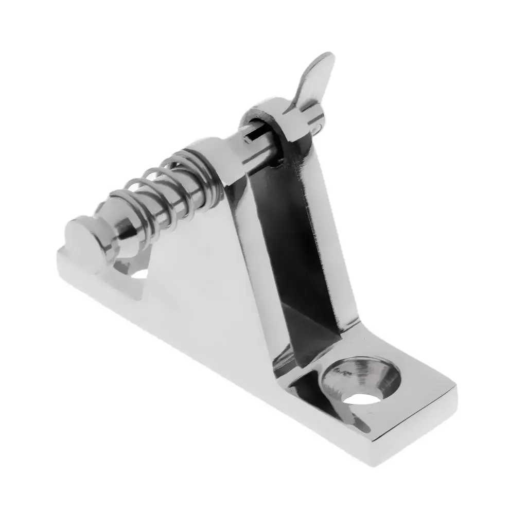  16 Stainless  Hinge 90 Degree with Pin - Heavy Duty Boat Bimini Fittings Hardware