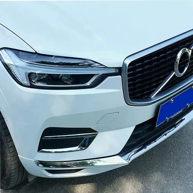Für Volvo XC60 2018-2022 Edelstahl steerl frontschürze unter Bottom Grille  Grill Abdeckung Außen Protector Streifen Zubehör - AliExpress