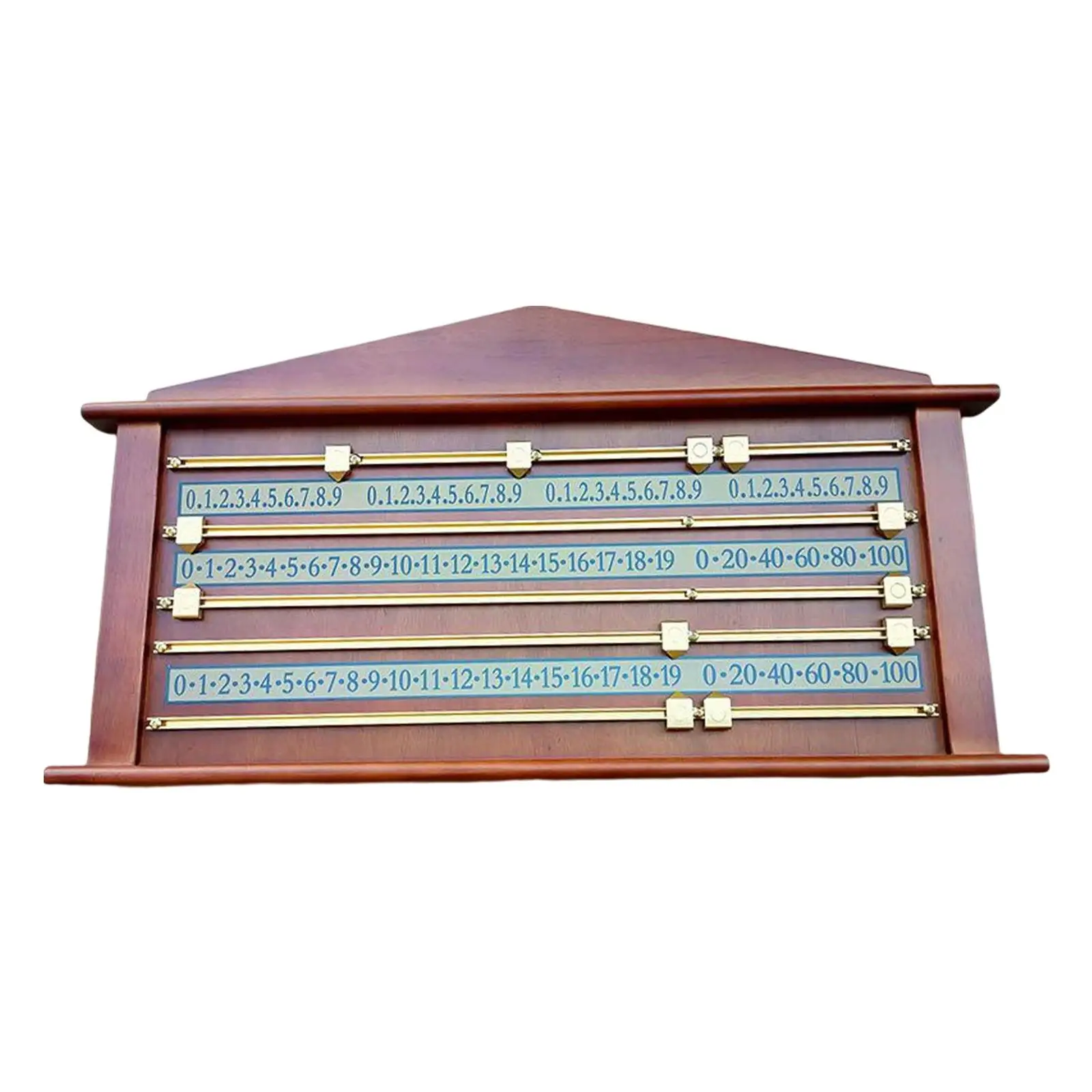 Wooden Snooker Billiard Score Board Accessories Device Counters Shuffleboard