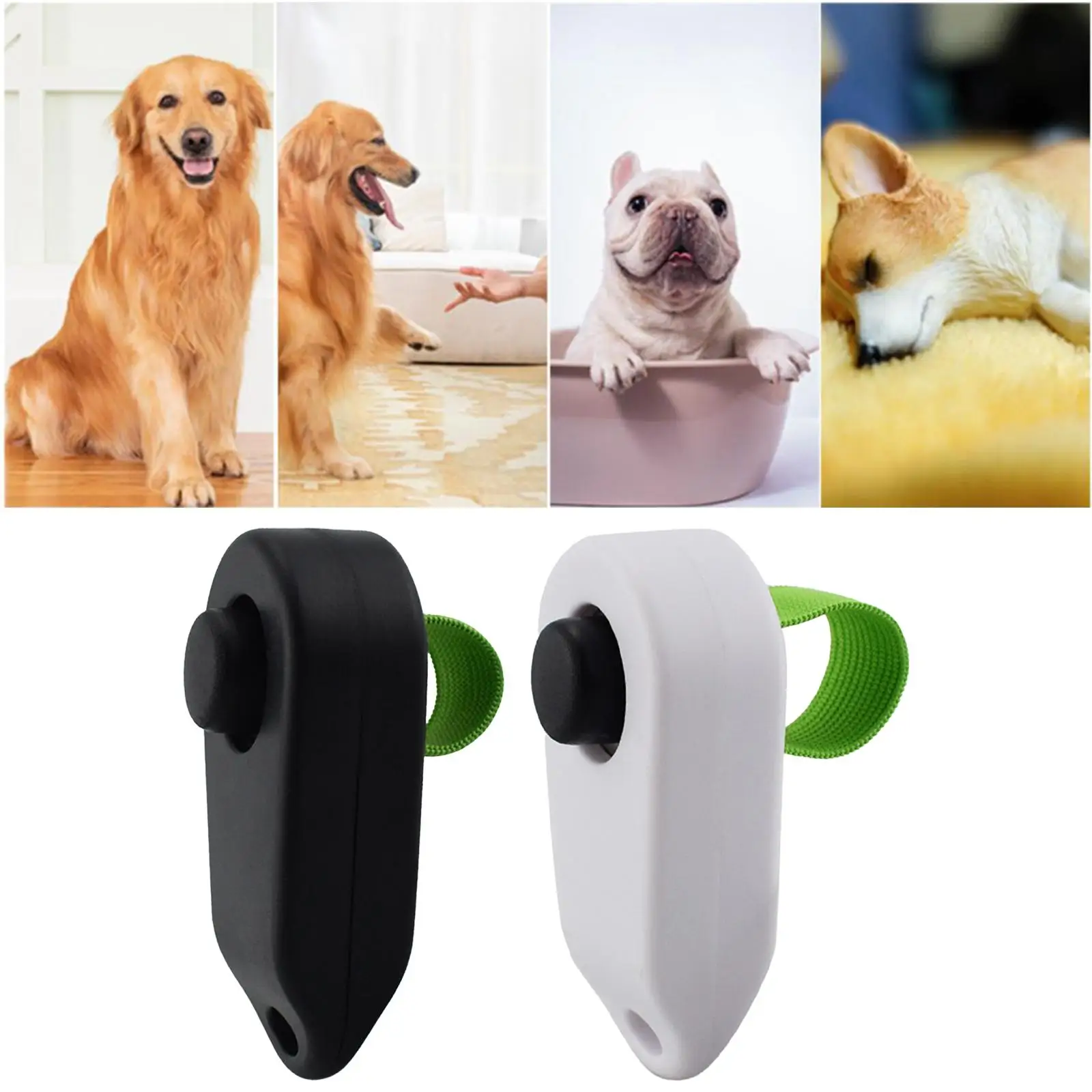 Dog Training Portable Dog Click Trainer Aid Tool Pet Training Click Sound, Guide Obedience Dog Supplies