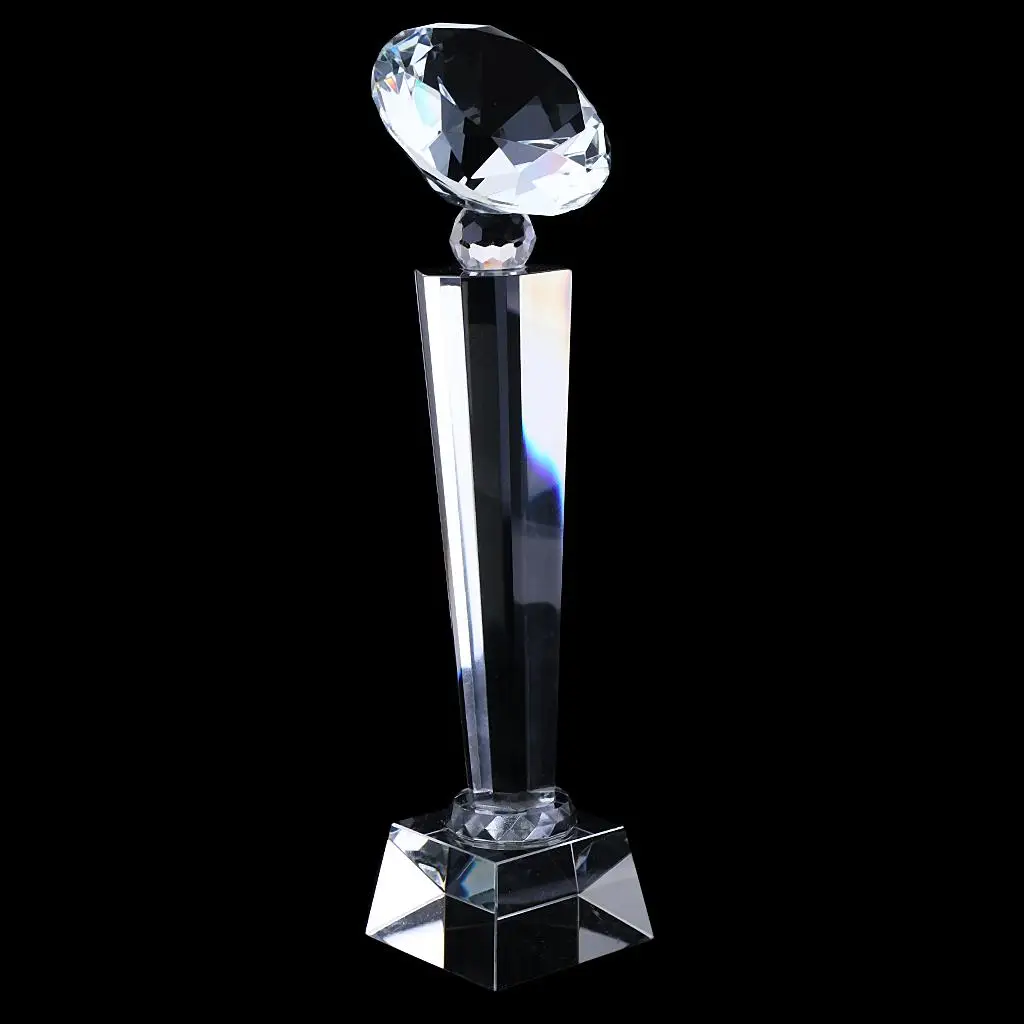  Customized Crystal Trophy Cup  Design for Winner Prize Award