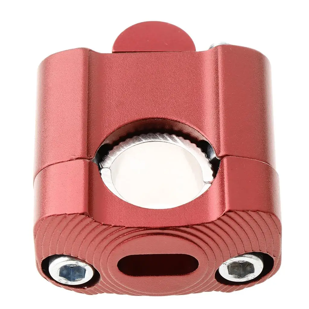 Red CNC 28mm 22mm Handlebar Bar Riser Mount Clamp Adaptor Universal Motorbike Quad Bike